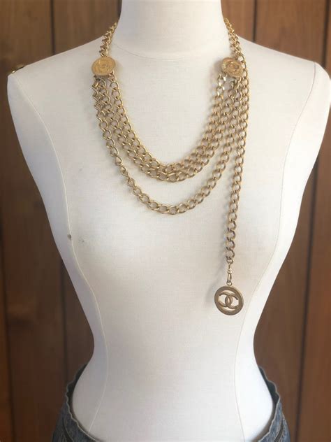 chanel kette 90er jahre|chanel pre owned schmuck.